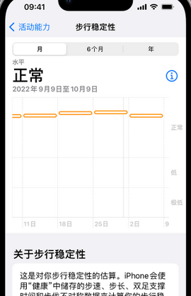 景县iPhone手机维修如何在iPhone开启'步行稳定性通知'