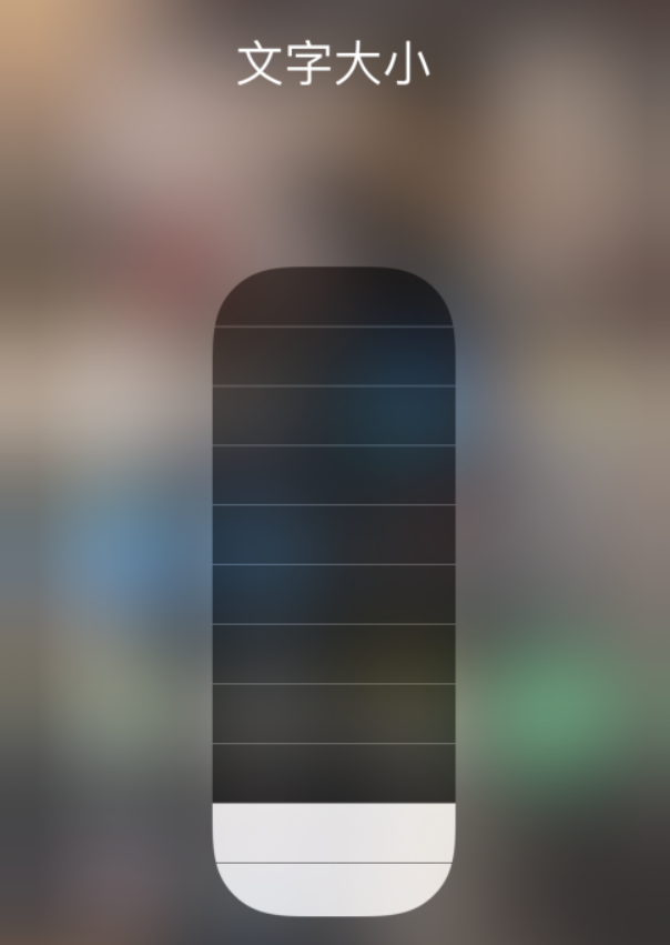 景县苹果手机维修分享小技巧：在 iPhone 控制中心快速调节字体大小 
